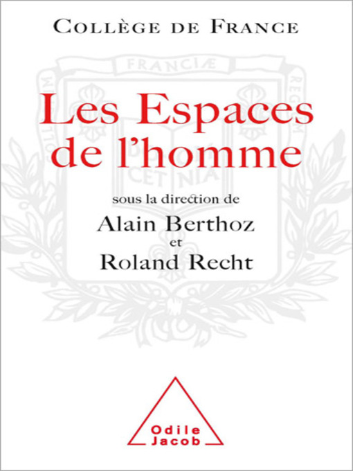 Title details for Les Espaces de l'homme by Alain Berthoz - Available